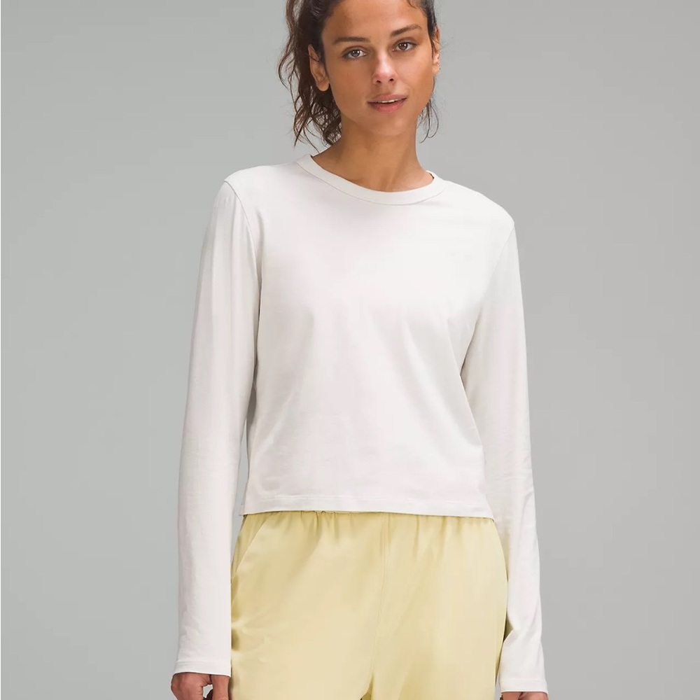 Athleta Classic-Fit Cotton-Blend Long Sleeve 12
